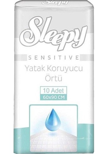 Sleepy Hasta Yatak Koruyucu 60 90cm 80 Adet 8pk 10