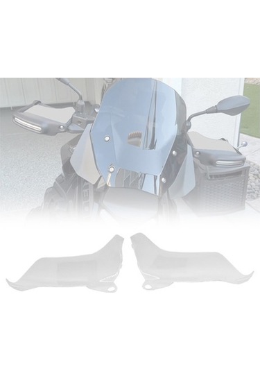 Pazly R1300gs 2023-2024 Abs Motor El Koruyucu - Siyah/şeffaf Gri, Kullanışlı Ve Güvenli El Koruma