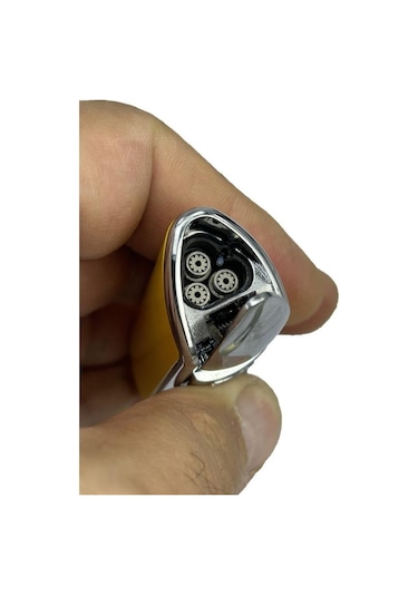 Parmida 3 Jet Torch Puro Çakmağı Sarı Metal