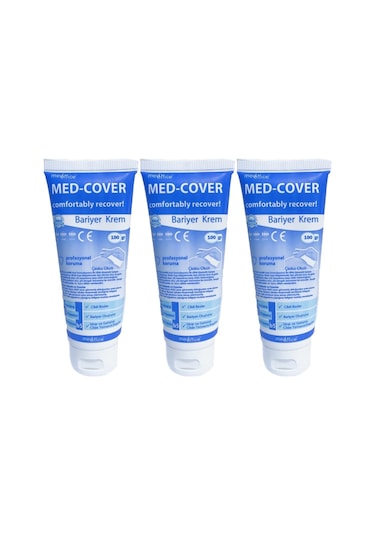 Med-Cover Bariyer Krem 100 Gr - Koruyucu Bariyer Kremi - 3 Adet