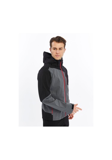 Mapamyumco Windbreaker Erkek Ceket - Füme