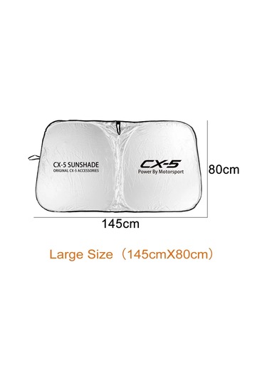 Goldenqian Araç Ön Camı Güneşlik Cam Anti Uv Kapak Koruyucu İç Aksesuarlar İçin Mazda Cx5 Cx-5 Ke Kf Skyskyactiv Cx 5 Suv Large For Cx-5