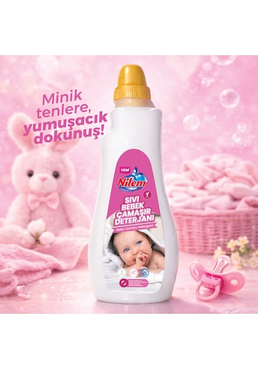 Nilem Sıvı Bebek Çamaşır Deterjanı 1000 Ml