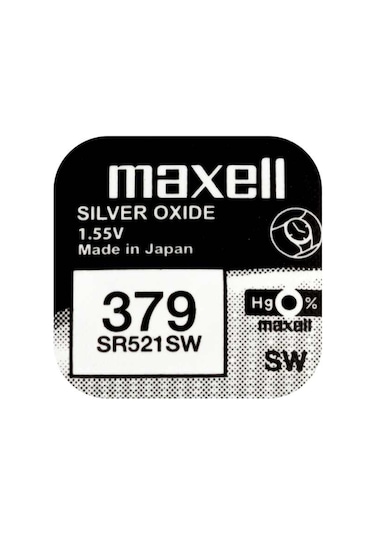 Maxell 379 SR521SW Saat Hafıza Pili 10'lu