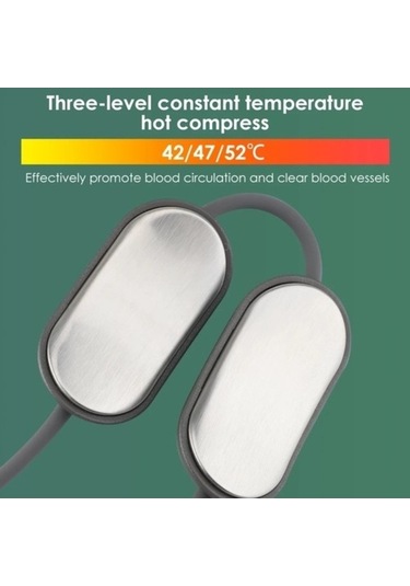 Bloomnest Gümüş Asılı Servikal Omurga Masajı, Mini Darbe Omuz Servikal Masaj, Isıtma Kompres Boyun Darbe Masaj 9p9qgl, Çok Renkli Çok Renkli