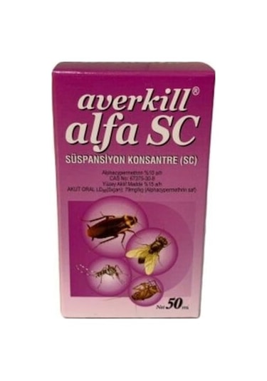 Averkill Alfa SC Süspansiyon Konsantre Genel Haşere 50 ML