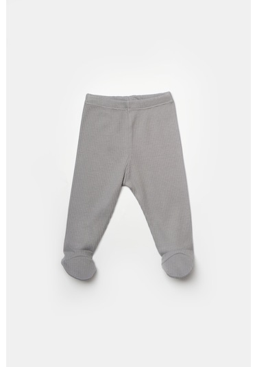 Bebek 4'lü Uzun Kollu Set, %50 Bambu %50 Organic Pamuk, Bebek - Yenidoğan - Csyb9010 Gri