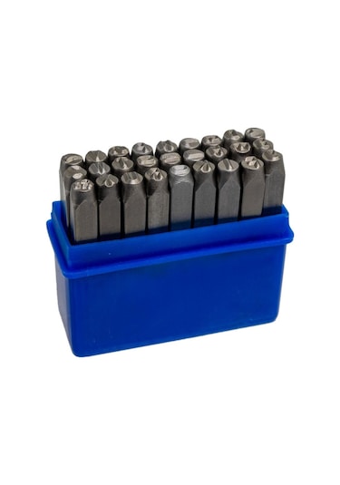 Partner Pt21215 Çelik Harf Zımba Takımı 5 Mm 3/16" 27 Parça