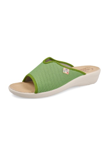 Terlik Kadın Diğer T4 429 Fe Fly Flot Cloth Slipper Green Yeşil