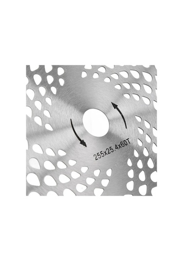 Fortunelane Hss Malzeme 60 Dişli Budama Bıçağı - 225mm, 25.4mm Delikli, Ot Ve Çalı Kesim İçin