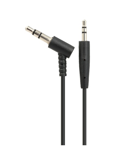 Konesam Bose Oe2 Kulaklık İçin 3.5mm-2.5mm Mikrofonlu Ses Kablo, Ses Düzeyi Kontrolü, Tpe Malzeme, Siyah, 150cm