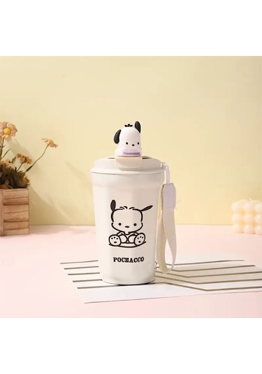 Çocuklara Özel İsim Yazılı Yalıtımlı Termos Bardak Beyaz