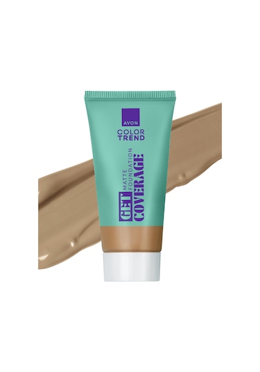 Avon Color Trend Mat Fondöten 42g Caramel