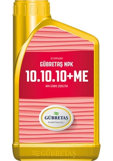 Gübretaş 10-10-10 Npk Gübre ÇözeLisi Dengeli Gübre 1 L