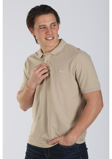 Lee Cooper Twıns 1 Erkek Pike Polo Yaka T-Shırt K. Bej-17954-K. Bej