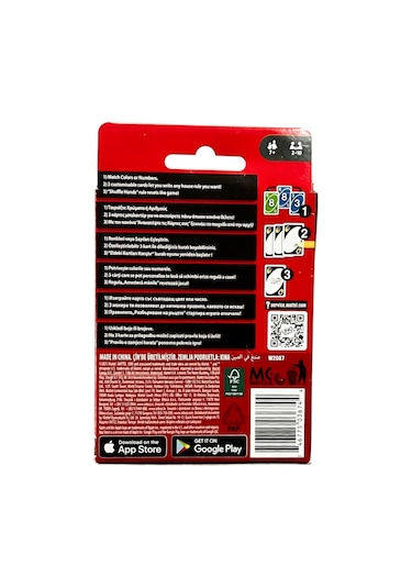 Mattel Uno Oyun Kartları Klasik