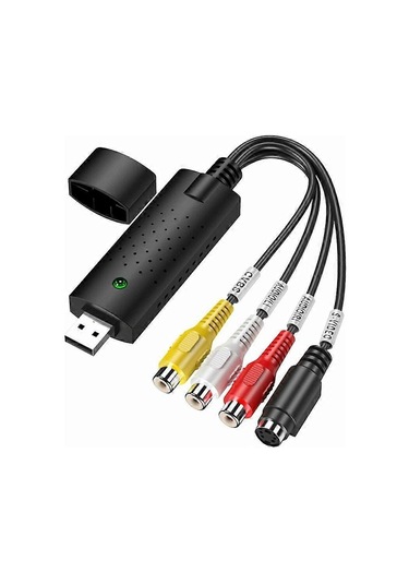 Vhs'den Dijitale Dönüştürücü, Hi8 Vhs'den Dvd'ye Video Yakalama Kartı, Dijital Video Ses Dönüştürücü Adaptör, Vhs'den Usb'ye