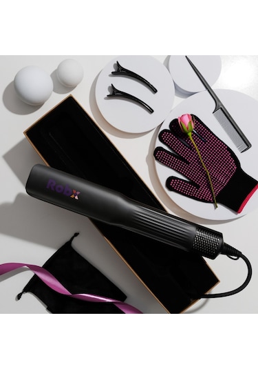 Robx Airflow Islak Ve Kuru Lcd Ekran Sıcak Ve Soğuk Hava Üfleme Airstrait Saç Düzleştirici