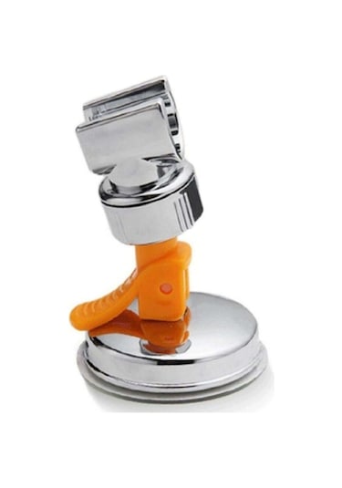 Vakumlu Duş Askısı Duş Başlığı Tutacağı 360 Derece Dönerli Krom Diğer