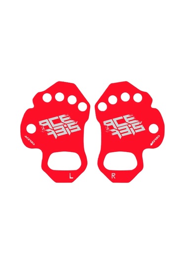 Jzcat Motosiklet Avuç İçi Aşınma Önleyici Ped, Düşme Önleyici El Koruması Kırmızı M