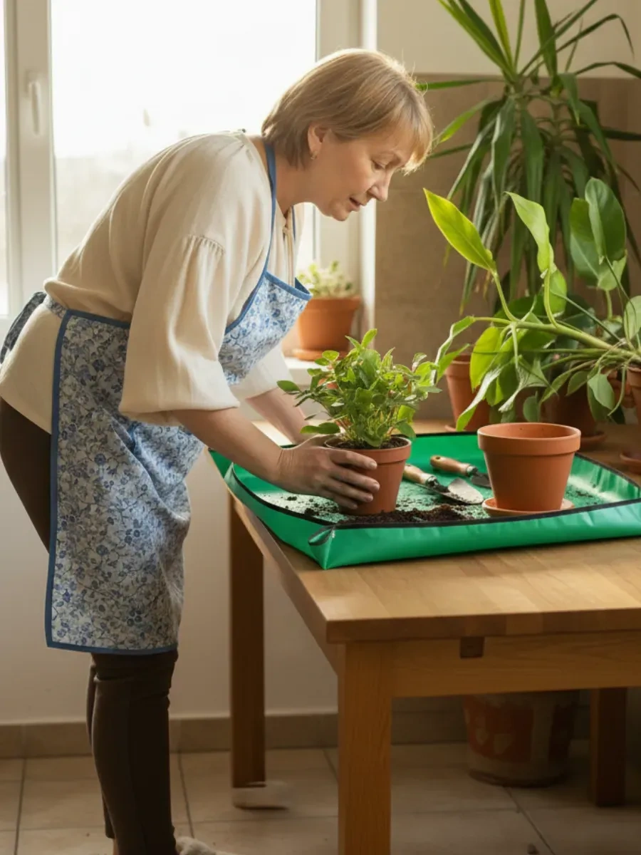 İulkapu Bitki Dikimi İçin Mat 258346740 Yeşil