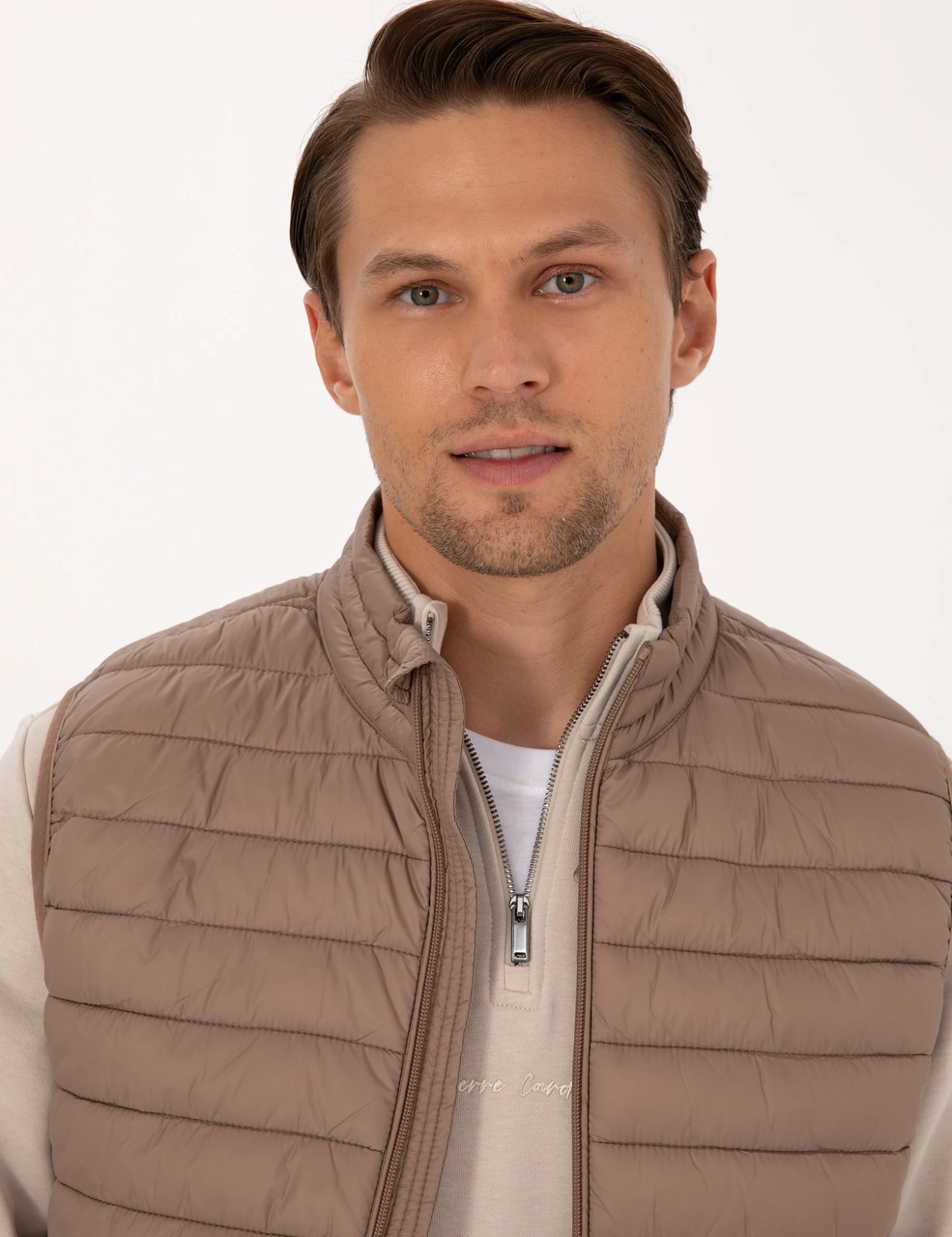 Pierre Cardin Erkek Vizon Mont Yelek 50313897-vr052 Vizon