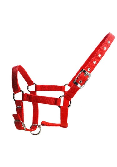 Homyl Ayarlanabilir Naylon Dokuma Binicilik Batı At Kırmızı-m Kırmızı M