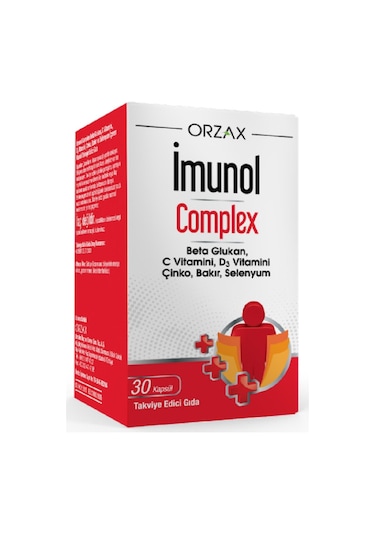 Orzax Imunol Complex Takviye Edici Gıda 30 Kapsül