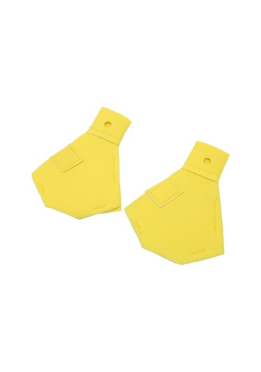 Moveevo Piliçler İçin Yumuşak Kolluklu Ayak Koruması Botları - Yumuşak Kumaş, Esnek Ve Kolay Giyilebilir Sarı M