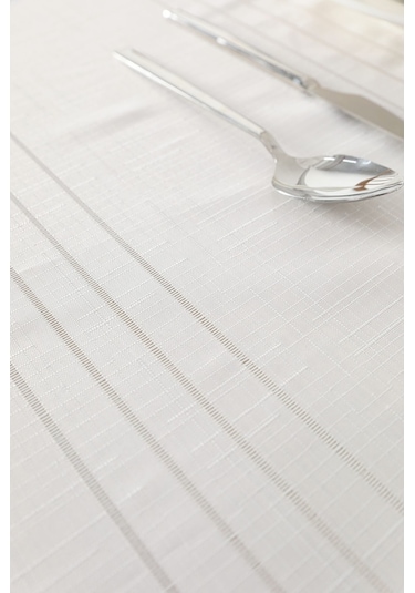 Açelya Leke Tutmaz Masa Örtüsü 160 x 220 Ekru