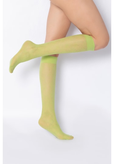 Doremi Desenli Dizaltı Çorap Tracy