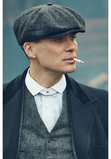 Erkek Kasket Peaky Blinders Driver Kaşmir Şapka Bere Fötr Cp224U