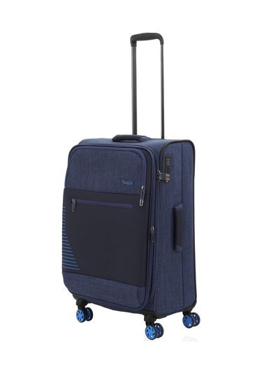 Baggaj V2412 Super Lıght Valiz Gri Set Blue