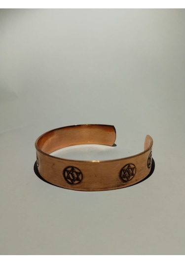 Hz.süleyman Mührü El Yapımı Saf Bakır Bileklik Aksesuar Şık Hediyelik Çok Renkli