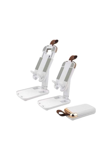 Zore 095 Tablet Telefon Standı-Beyaz Beyaz