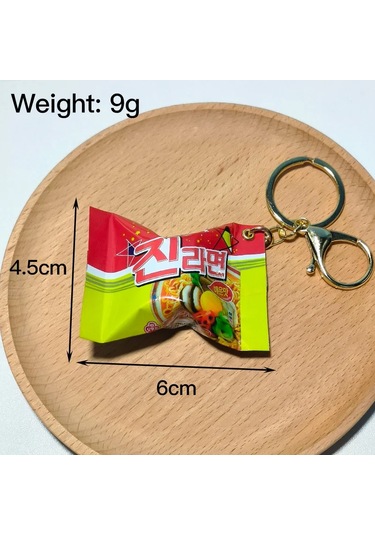 Fishsheep Mini Aperatifler Kolye Çanta Kolye Yeni Yıl Hediyesikırmızı