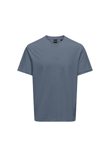 Only & Sons Erkek T Shirt 22028147 İndigo