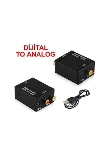MG-2136 Dijital To Analog Optik Tos Ses Dönüştürücü Çevirici