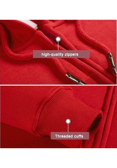 Outdoor Kışlık Kapüşonlu Fermuarlı Polar Hırka 001