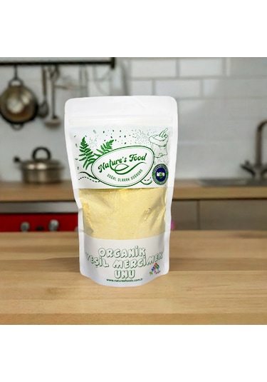 Organik Yeşil Mercimek Unu 500gr Pestisit Analizli Organik Sertifikalı