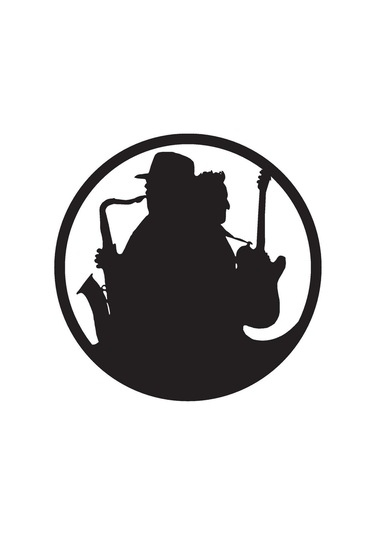 Caz Müzik Temalı Oto Motor Laptop Duvar Folyo Sticker Tip 2 60x60 Cm