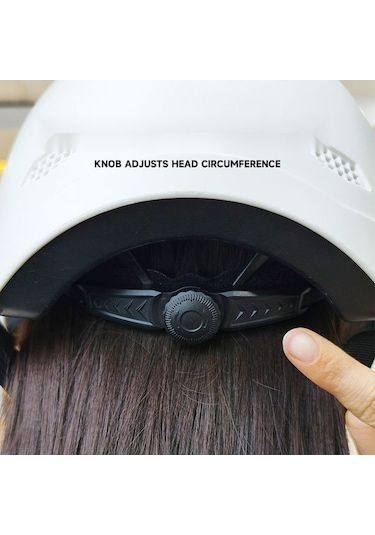 Ranyeek L019 Beyaz Çizgili Köpek Desenli 3c Onaylı Kısa Kask - Elektrikli Araçlar İçin Dört Mevsim Güvenlik Kaski