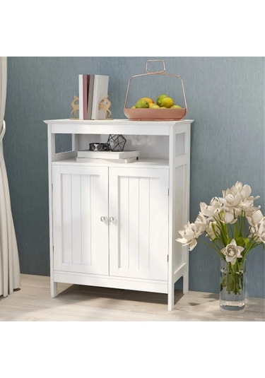 Ağaç Atölyesi - Radiance Ahşap Beyaz Dolap Beyaz