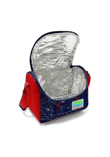 Coral High Kids Lacivert Kırmızı Örümcek Desenli Thermo Beslenme Çantası 11720