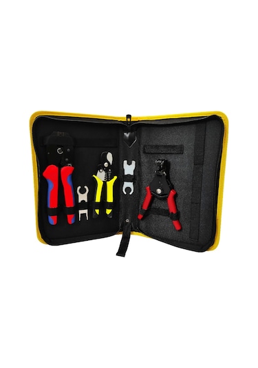 MC4 KONNEKTÖR SIKMA PENSESİ SETİ + 1 SET MC4 KONNEKTÖR