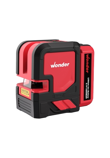 Wonder Lazer Hizalama İki Çizgi Kırmızı Profesyonel 3.7v 5.2 Ah