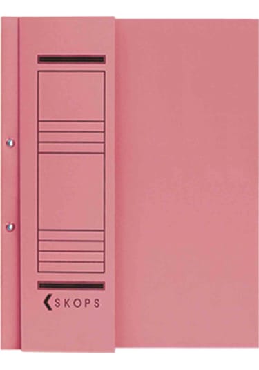 Yarım Kapak Kapsüllü Karton Dosya  500 Adet Pembe