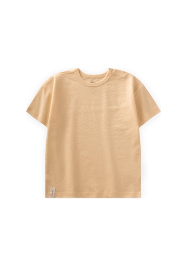 Cigit Basic Bebe T-shırt 0-3 Yaş Sundres Sarı
