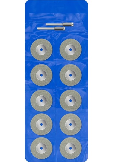 Xcan Gravür İçin 40 Mm Elmas Kesme Diskleri, 10 Adet 262374687