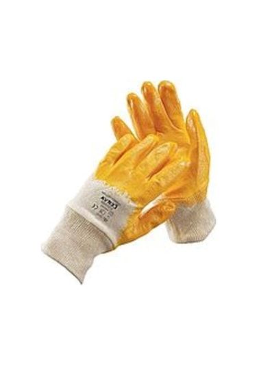 İşçi Eldiveni Sarı Nitril